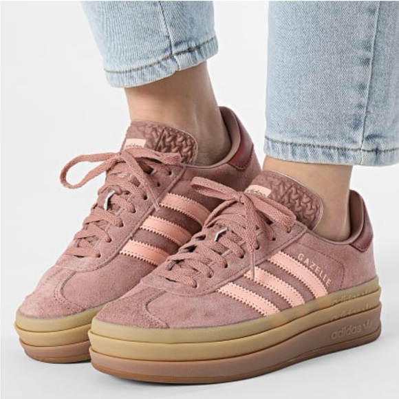 adidas Originals Shoes - NWOB Adidas Originals Gazelle Bold Women's Sneakers Sz 7.5 Preloved Ruby